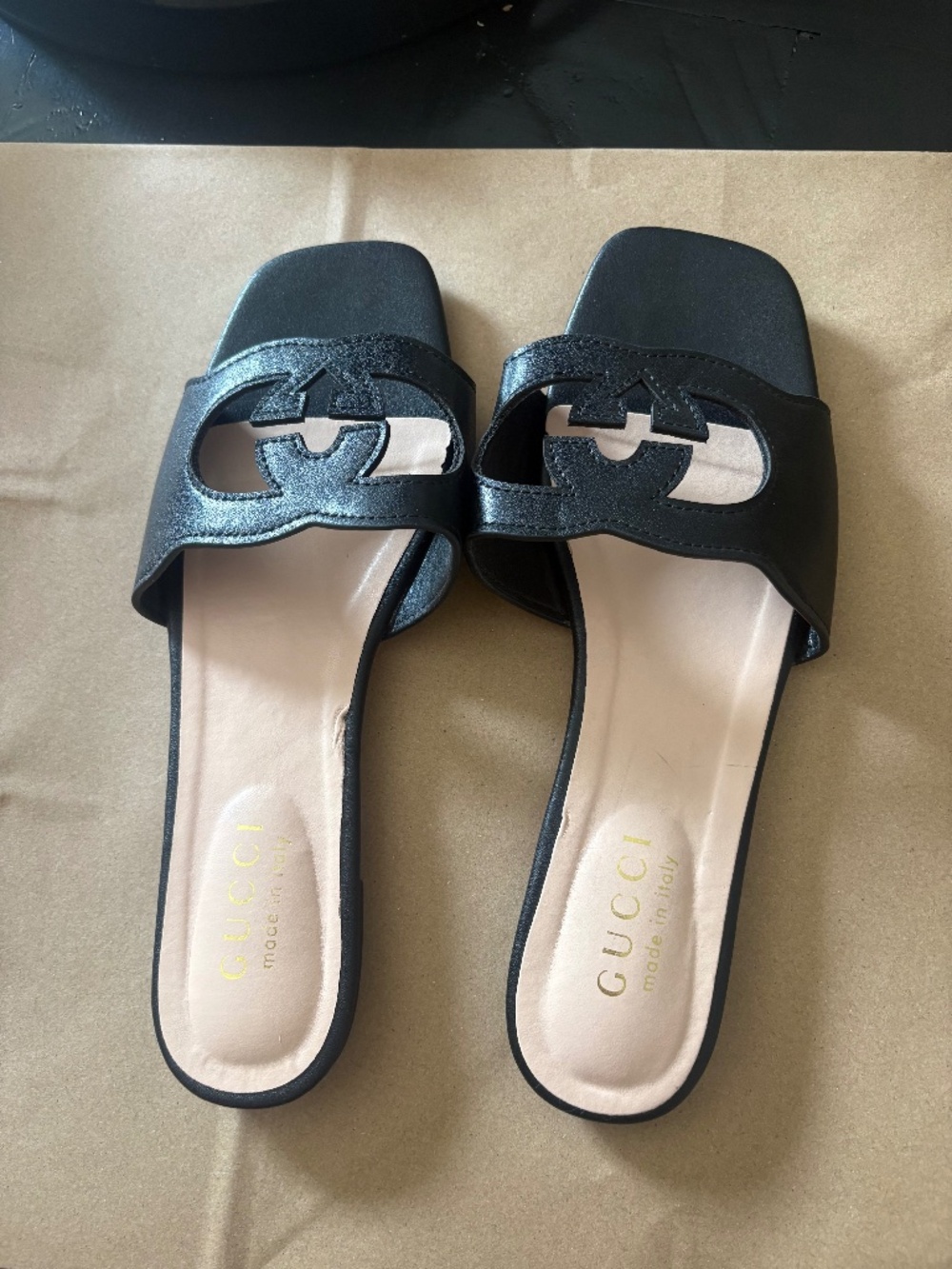Authentic Gucci slides